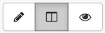 The viewing mode buttons for a CodiMD document